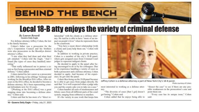 IN THE NEWS – Queens Daily Eagle